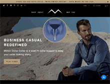 Tablet Screenshot of milliondollarcollar.com